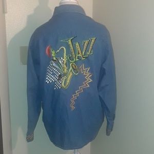 BOB MACKIE BLOUSE  SIZE  M